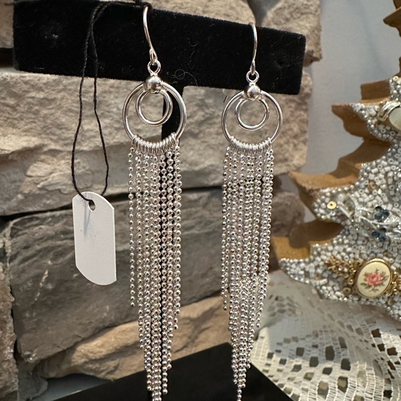 JCM Sterling silver chandelier earrings - Picture 7 of 8